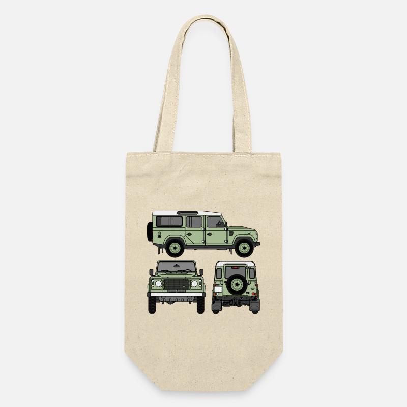 Defender 110 - Côtés - Sac à bouteille - nature