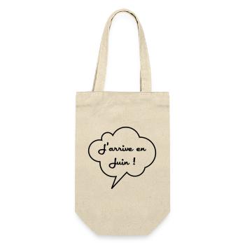 J'arrive en Juin ! - Sac à bouteille - nature - Devant