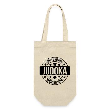 Judo / Judoka / Sport / Kampfkünste / Kampf - Geschenkbeutel für Flaschen - Natur - Vorne