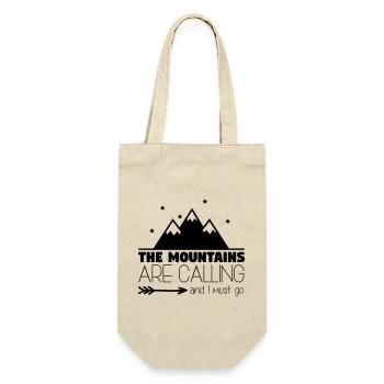 Les montagnes appellent et je dois y aller - Sac à bouteille - nature - Devant