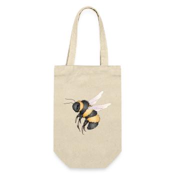 dessin détaillé d’un bourdon volant - Sac à bouteille - nature - Devant