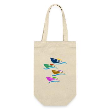 Speed Racing -The Only True - Gift Bag for Bottles - nature - Front