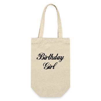 fille d’anniversaire - Sac à bouteille - nature - Devant