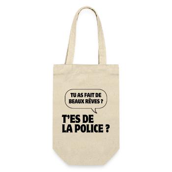 pas du matin, grincheux le matin, police - Sac à bouteille - nature - Devant
