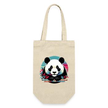 Panda - Gift Bag for Bottles - nature - Front