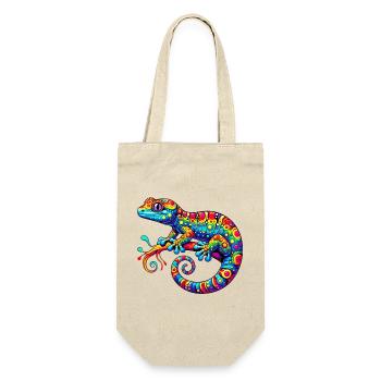 Gecko - Sac à bouteille - nature - Devant