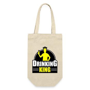 Drinker King Beer Drinking - Gift Bag for Bottles - nature - Front