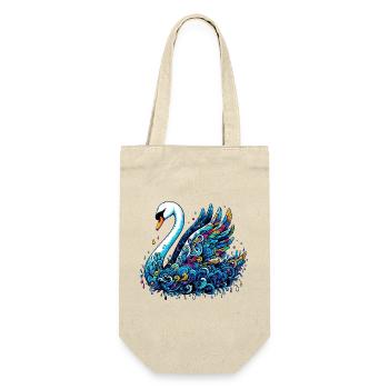 Swan - Gift Bag for Bottles - nature - Front