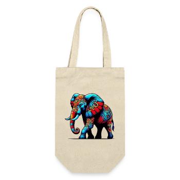 Éléphant - Sac à bouteille - nature - Devant