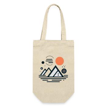 Gebirge - Geschenkbeutel für Flaschen - Natur - Vorne