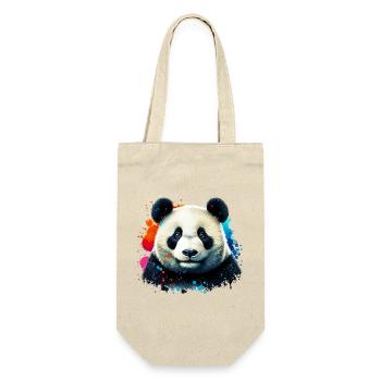 Panda - Gift Bag for Bottles - nature - Front