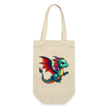 Dragon - Gift Bag for Bottles - nature - Front