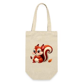 Squirrel 9 - Gift Bag for Bottles - nature - Front