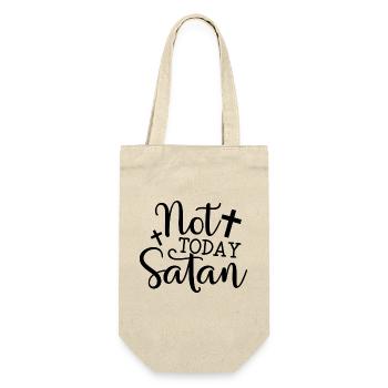 Pas aujourd’hui, Satan - Sac à bouteille - nature - Devant