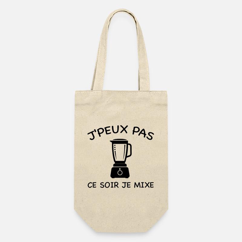 J'peux pas ce soir je mixe - Sac à bouteille - nature