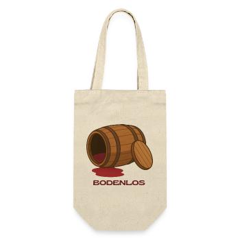 BODENLOS - Geschenkbeutel für Flaschen - Natur - Vorne