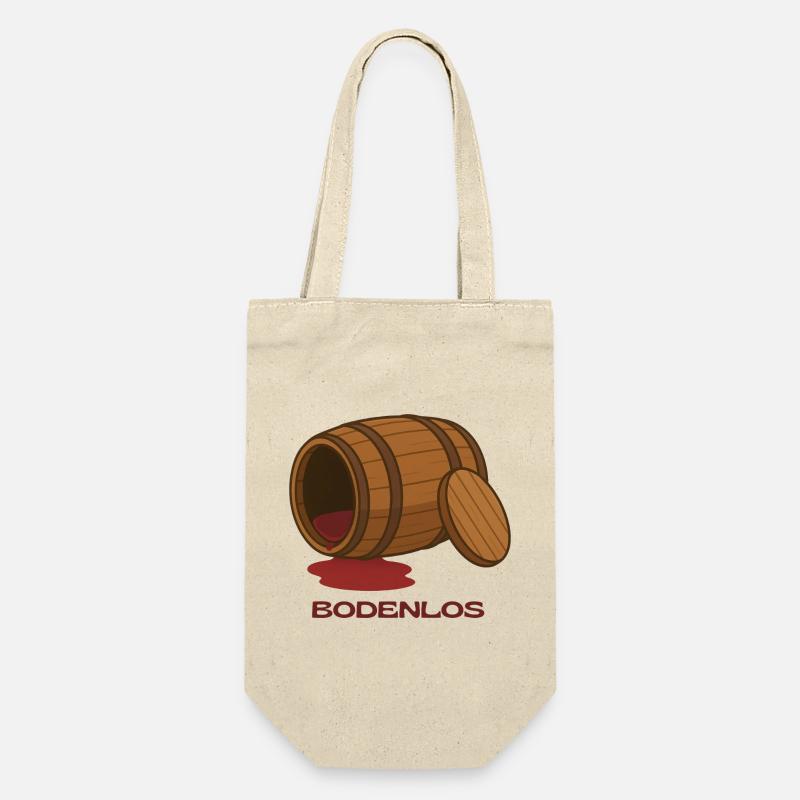 BODENLOS - Geschenkbeutel für Flaschen - Natur