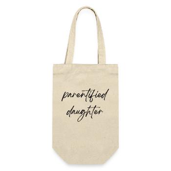 Parentified daughter - Gift Bag for Bottles - nature - Front