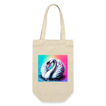 cygne - Sac à bouteille - nature - Devant