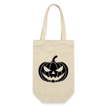 citrouille horreur illustration - Sac à bouteille - nature - Devant