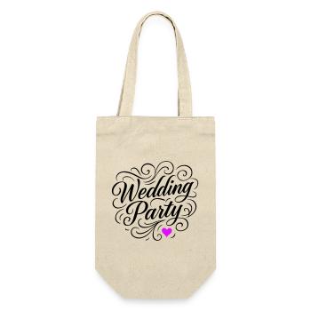 Wedding Party Wedding Party - Gift Bag for Bottles - nature - Front