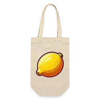 Citron Pop Art Jaune - Sac à bouteille - nature - Devant