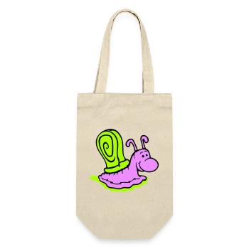 Escargot Slime Trail Mignon Mignon Heureux Cool - Sac à bouteille - nature - Devant