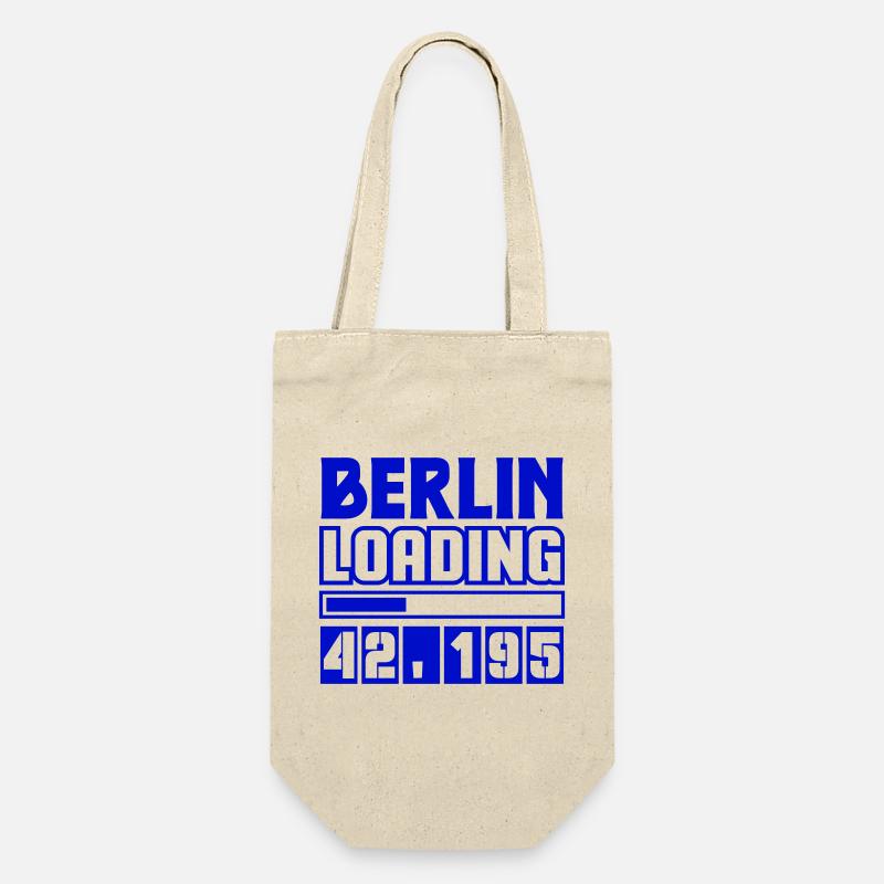 Berlin Loading Marathon  - Geschenkbeutel für Flaschen - Natur
