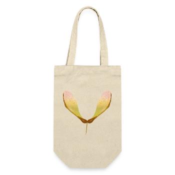 Delicate maple seed – autumnal nature motif - Gift Bag for Bottles - nature - Front