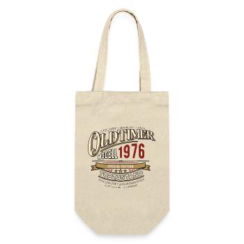 Vintage Model 1976 | Birthday Gift - Gift Bag for Bottles - nature - Front