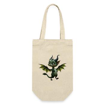Dragon Vert Ailé - Sac à bouteille - nature - Devant