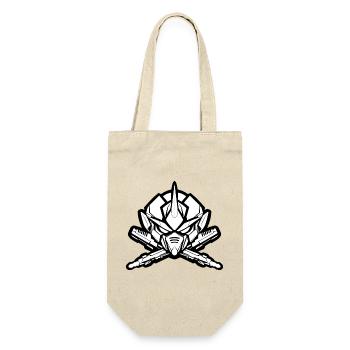 One Bulky Mech - Logo Head v2 - Gift Bag for Bottles - nature - Front