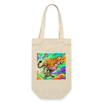 cheetah - Gift Bag for Bottles - nature - Front