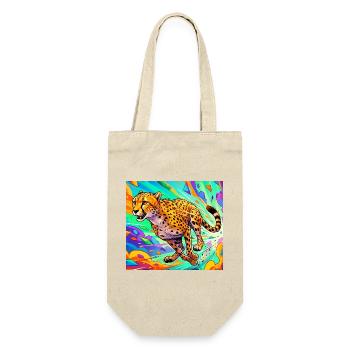 cheetah - Gift Bag for Bottles - nature - Front