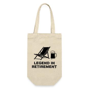 Légende du fauteuil inclinable de retraite - Sac à bouteille - nature - Devant