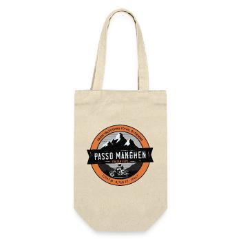 Passo Manghen Italienische Alpen Motorrad-T-Shirt - Geschenkbeutel für Flaschen - Natur - Vorne