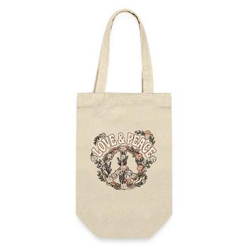 Love and peace - Gift Bag for Bottles - nature - Front