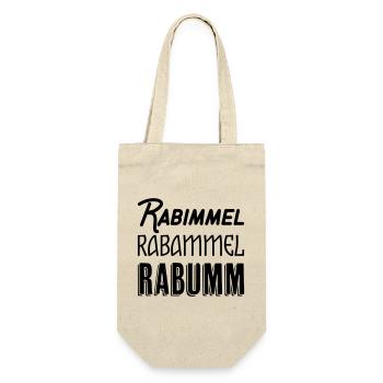 Rabimmel Rabammel Rabumm Shirt - Gift Bag for Bottles - nature - Front