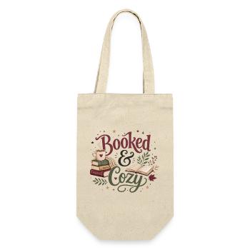 Booked & Cozy Autumn Harvest - Gift Bag for Bottles - nature - Front