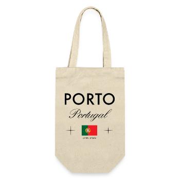 Porto Portugal Koordinaten Reise Souvenir - Geschenkbeutel für Flaschen - Natur - Vorne