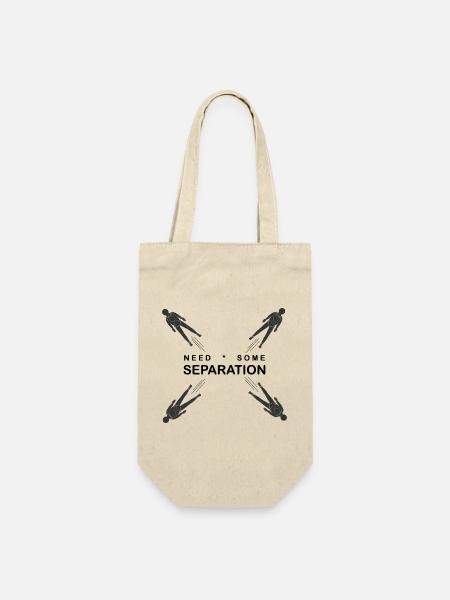 Separation - Geschenkbeutel für Flaschen - Natur