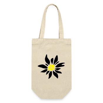 Edelweiss - Geschenkbeutel für Flaschen - Natur - Vorne