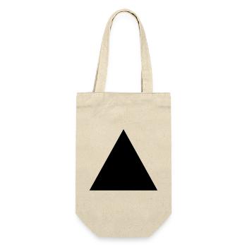 hipster triangle shape - Gift Bag for Bottles - nature - Front