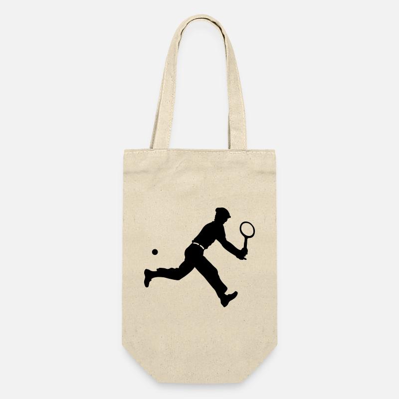 tennis retro - Sac à bouteille - nature