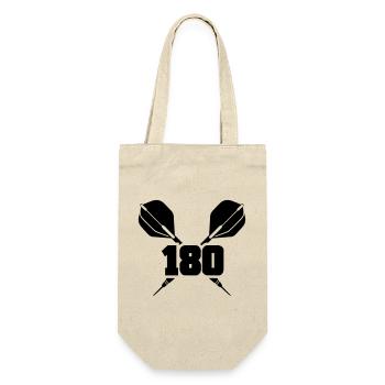 darts 180 - Gift Bag for Bottles - nature - Front