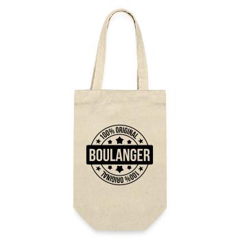 Boulanger / Boulangerie / Métier / Job - Sac à bouteille - nature - Devant