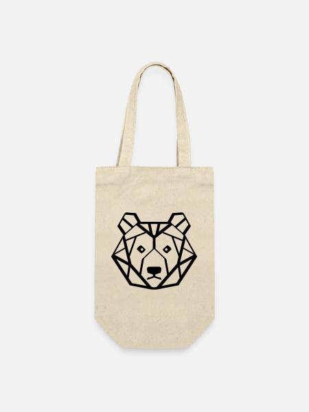 bear - Gift Bag for Bottles - nature