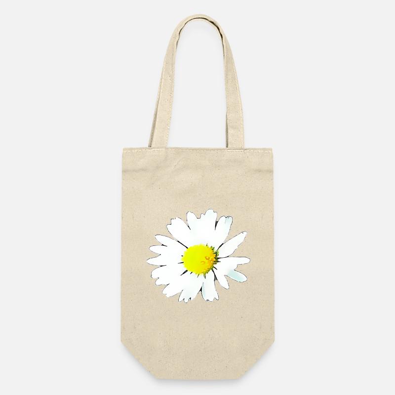 Blume - Gänseblümchen - Geschenkbeutel für Flaschen - Natur