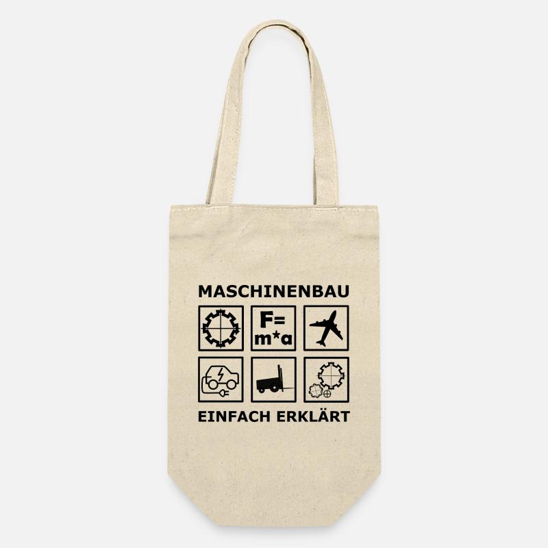 Mechanical Engineering Engineers - Gift Bag for Bottles - nature