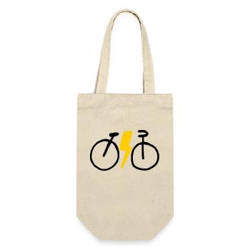 E bike - Gift Bag for Bottles - nature - Front